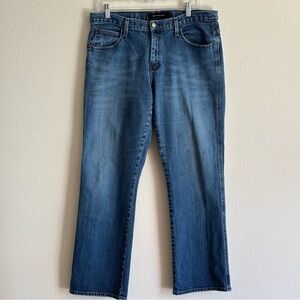 Calvin Klein Women's Jeans - Classic Blue Straight Fit Size 12 High-waisted